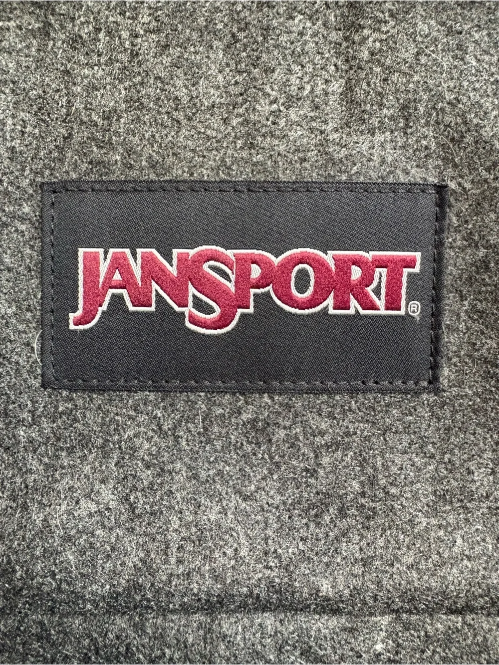 JanSport Limited Edition Laptop Sleeve Wool/Leather Functional Backback